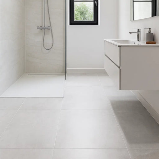 Whitehall Blanco Matt Large Marble Effect Porcelain Tiles 90x90cm