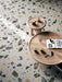 Resincrete Palladiano Neutral Grey Porcelain Tiles 120x120cm Terrazzo