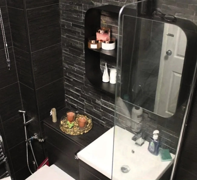 Wales Quarry Black Slate splitface 15x30cm