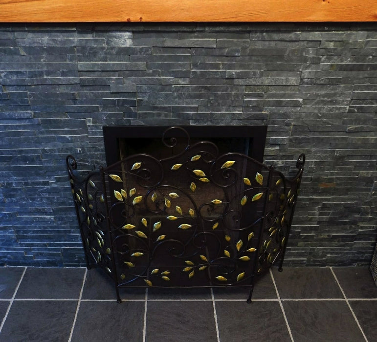 Wales Quarry Black Slate splitface 15x30cm