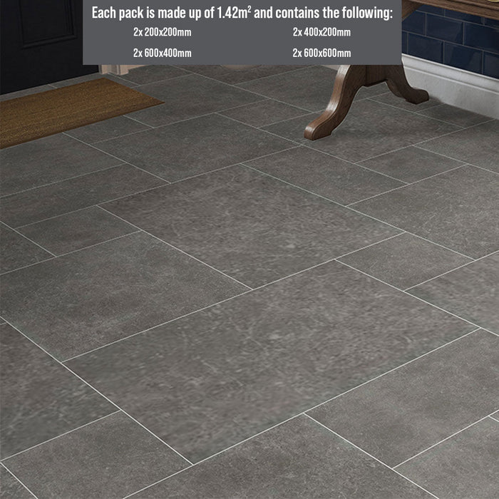 Luciana Slate Matt Glazed Porcelain Modular Opus Pack 1.42m2