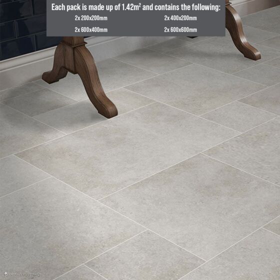 Luciana Stone Matt Glazed Porcelain Modular Opus Pack 1.42m2