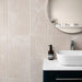 Stonehouse Zenetti Studio Vintage White Fluted Wall Tiles Matt 30x60cm TILEJOB