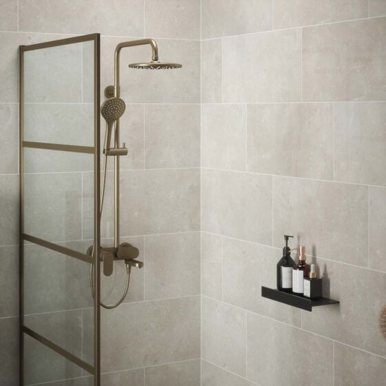 Fossil Travertine Matt Wall Ceramic tiles 30x60cm