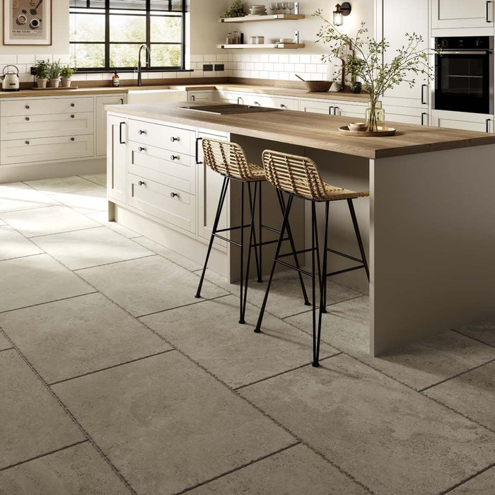 Danubius Taupe matt porcelain tiles 600x900x10mm