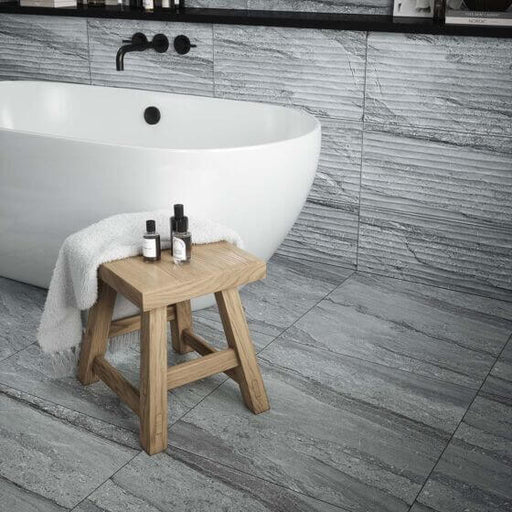 Travertine Grey floor porcelain tiles 60x60cm All tiles TILEJOB