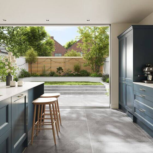 Troia Grey matt porcelain tiles 100x100x1cm All tiles TILEJOB