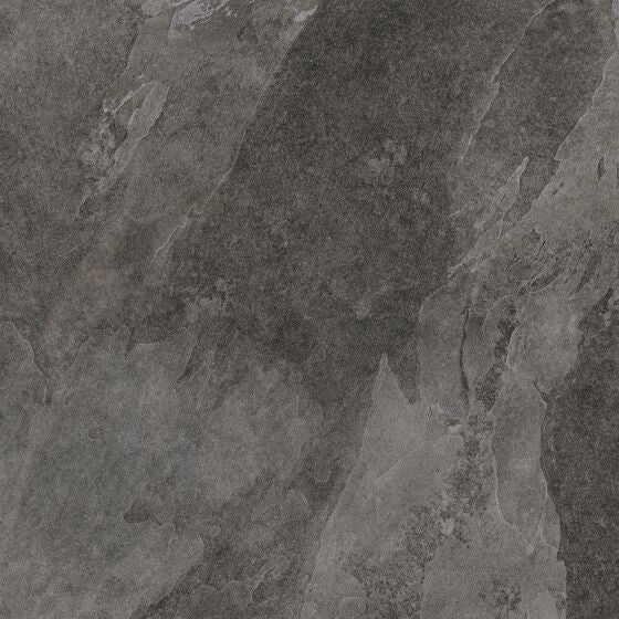 Troia Dark Grey matt porcelain tiles cut sample