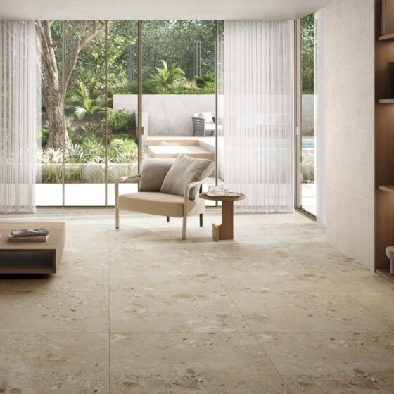 Ceppo Di Gre Avorio terrazzo tiles 90x90cm All tiles TILEJOB