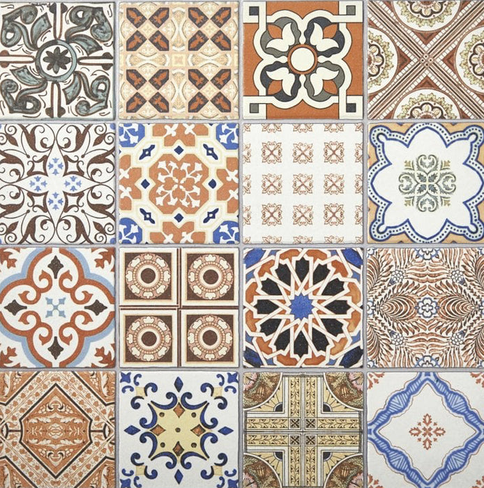 Venzo Pattern Tiles 44.2x44.2cm