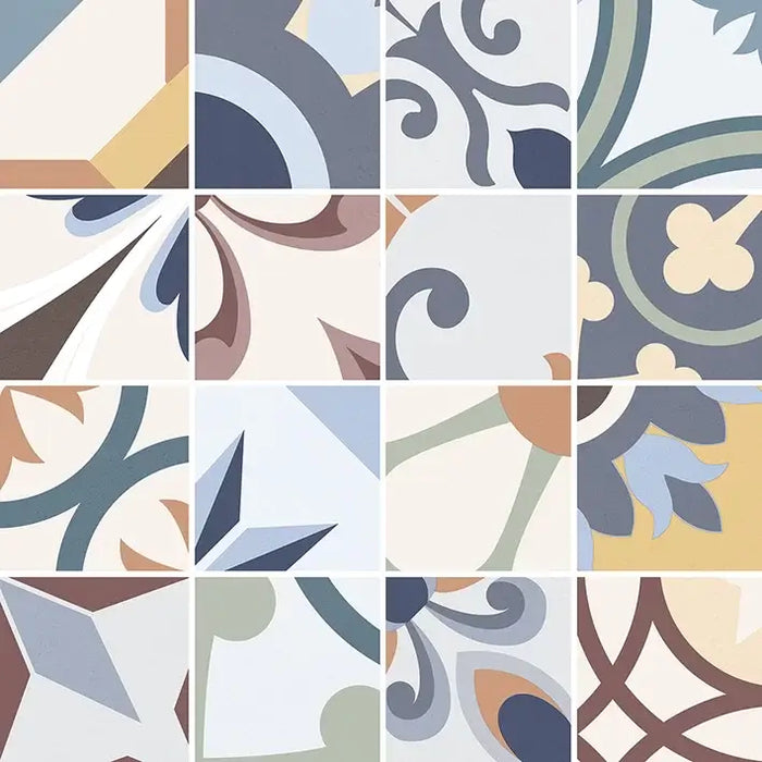 Lumier Taco Mix Matt Porcelain Tiles cut sample TILEJOB.CO.UK
