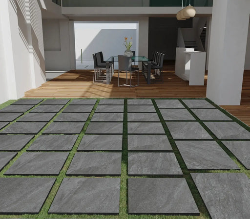 Francavilla Light Grey outdoor porcelain tile 60x90x2cm All tiles TILEJOB