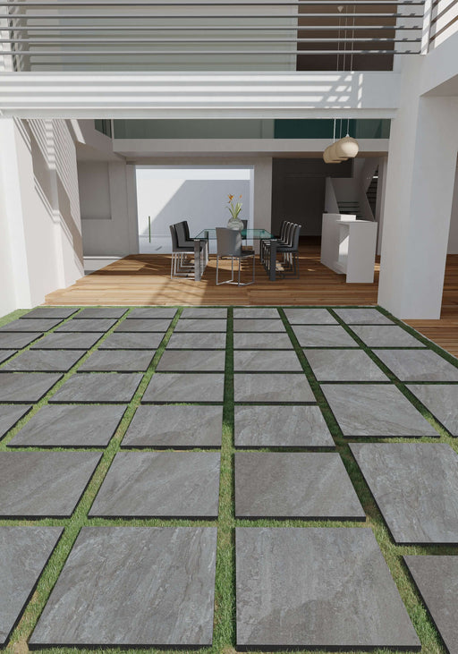 Francavilla Light Grey outdoor porcelain tile 60x90x2cm All tiles TILEJOB