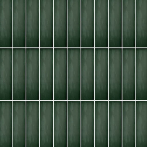 Vitrina Moss Green Gloss Wall Ceramic tiles 7.5x30cm