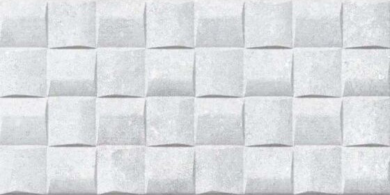 Terrastone White Textured Matt Wall Tile 25x50cm