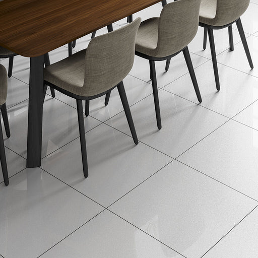 Sugar White Glazed Porcelain Tile 60x60cm