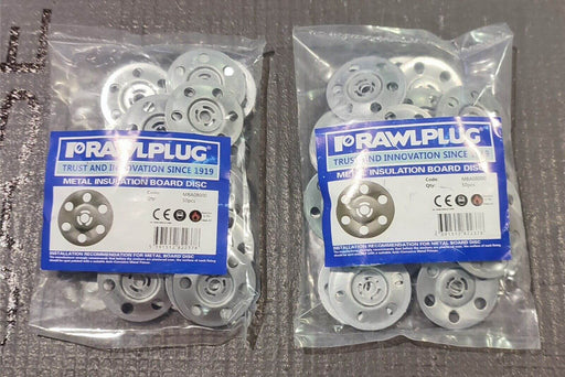 METAL WASHER DISCS 100 PACK 36mm Tilejob