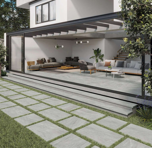 Rimini Grey outdoor porcelain tiles 60x90x2cm All tiles TILEJOB.CO.UK