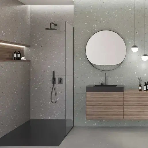 Joy Grey wall mat ceramic tiles 33x100cm All tiles TILEJOB