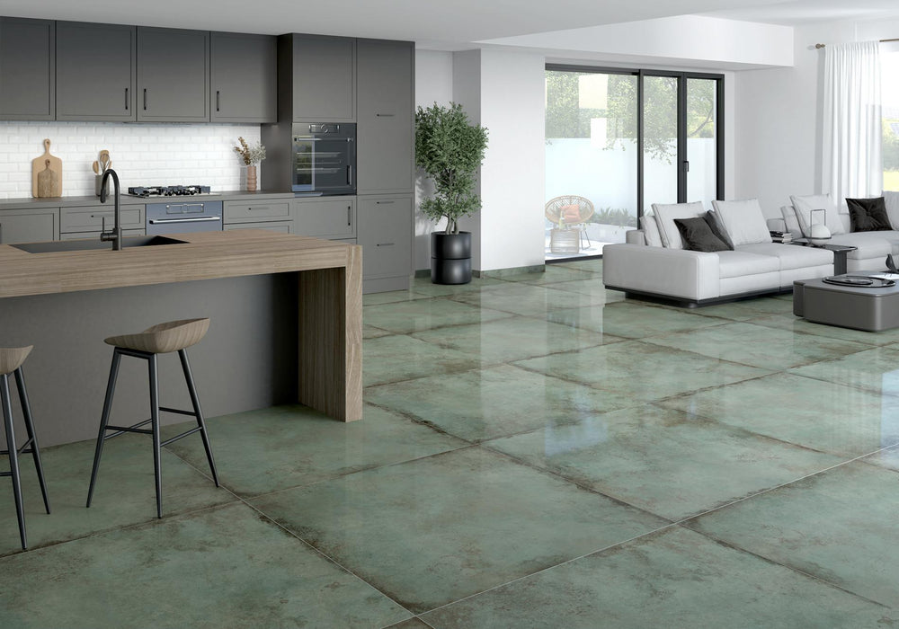 Alloy Mint Matt Porcelain Tiles 60x60cm All tiles TILEJOB.CO.UK