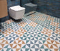 Craft green pattern tiles 22x22cm All tiles TILEJOB