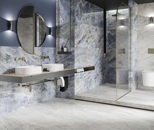 Marble effect tiles