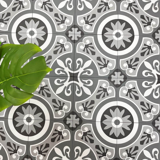 Kensington Grey porcelain tiles 22.5x22.5cm All tiles TILEJOB