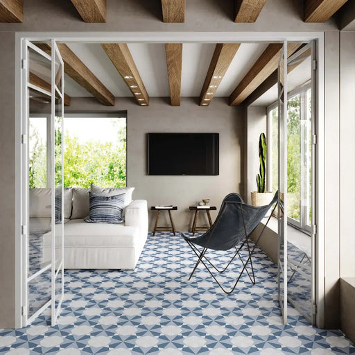 Altea Blue Taco Matt Tile 165x165mm All tiles TILEJOB