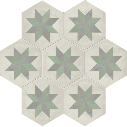 Vive Star Green Hexagon tiles 216x250mm All tiles TILEJOB