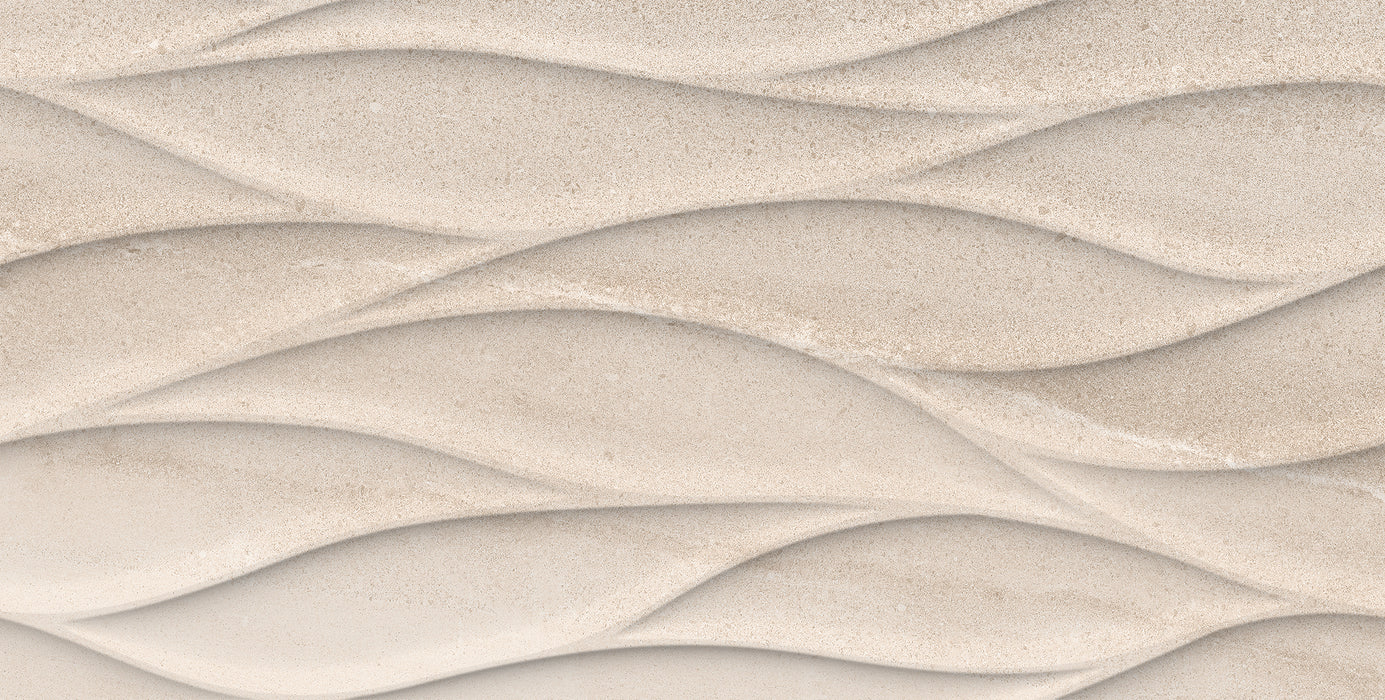 Natural Bano Ona Beige Wall Ceramic Tiles Plane and Decor 30x60cm