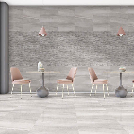 Natural Bano Ona Grey Wall Ceramic Tiles Plane and Decor 30x60cm