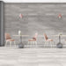 Natural Bano Ona Grey Wall Ceramic Tiles Plane and Decor 30x60cm
