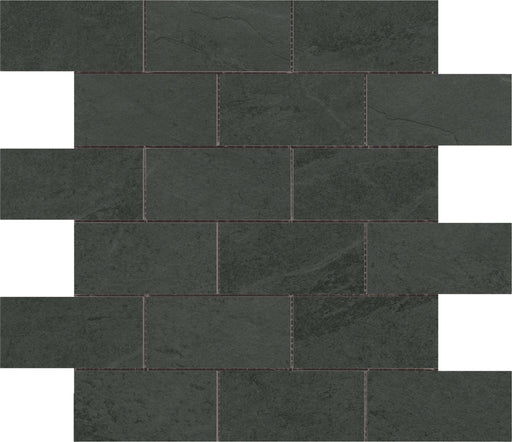 Brazilian brick mosaic balck 302x352mm All tiles TILEJOB