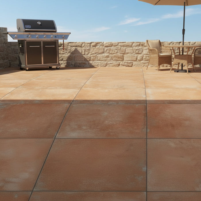 Amalfi Rosso Outdoor terracotta tiles R11