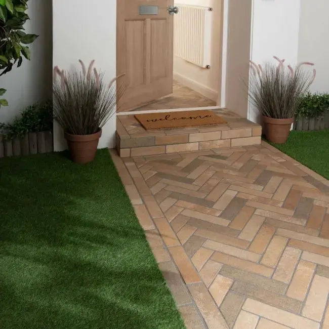 Keswick Beige Brick Terracotta-Effect Porcelain Tiles 62x235mm