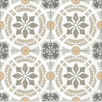 Verona Taupe Pattern matt porcelain 200x200x10mm