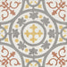 Livada yellow vitrified ceramic tiles cut sample TILEJOB.CO.UK