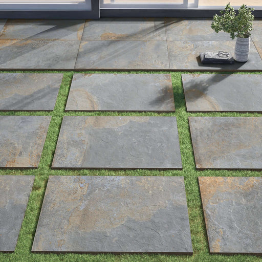 Ripon Stone Azul outdoor porcelain tiles 60x90x2cm All tiles TILEJOB