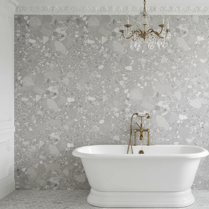 Piazza perla terrazzo porcelain tiles 60x120cm All tiles TILEJOB