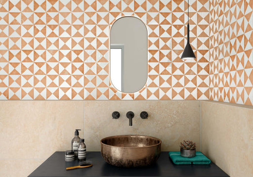 Craft cotto pattern tiles cut sample TILEJOB