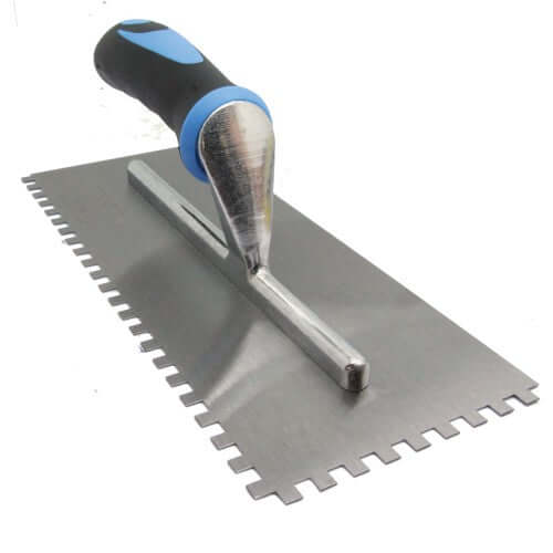 GENESIS 906 6X6MM SOFT GRIP SQUARE NOTCH TROWEL 280 X 115MM TILEJOB