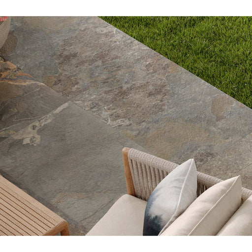 Rustic Slate Almero outdoor porcelain tiles 60x90x2cm All tiles TILEJOB