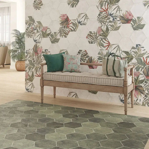 Foresta Blanco Hexagon 23x27cm All tiles TILEJOB