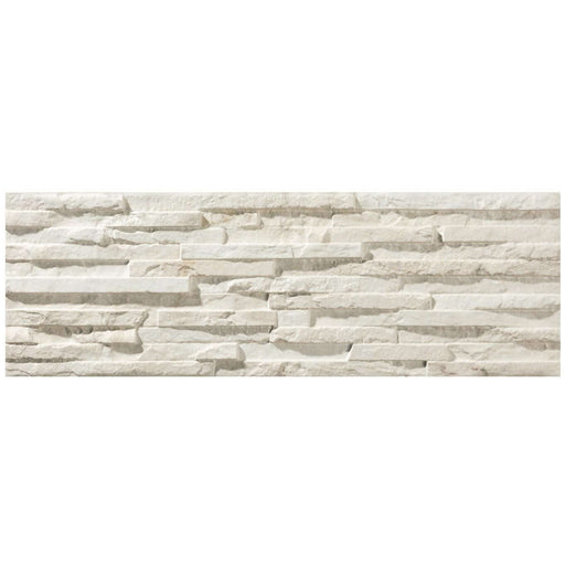 Natural Wall Decor White Porcelain 17x52cm All tiles TILEJOB