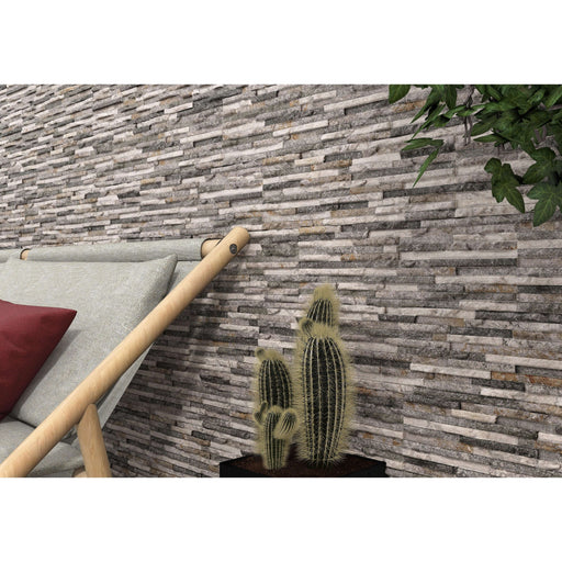 Natural Wall Decor Grey Porcelain 17x52cm All tiles TILEJOB