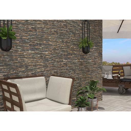 Natural Wall Brown Decor Porcelain 17x52cm All tiles TILEJOB