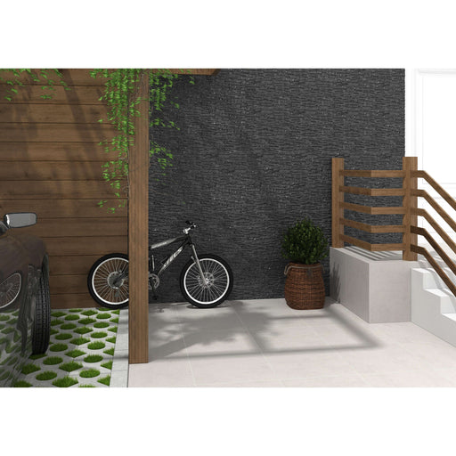Natural Wall Decor Black Porcelain 17x52cm All tiles TILEJOB