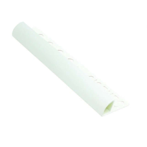 8mm Trim Glacier White Pvc Round Edge 2.5m Trims TILEJOB