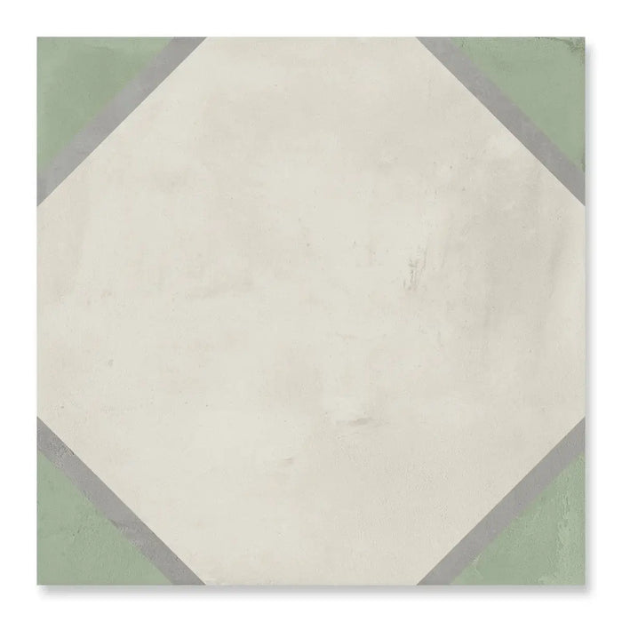Eden Green Classic Patterned Tile 20x20cm All tiles TILEJOB