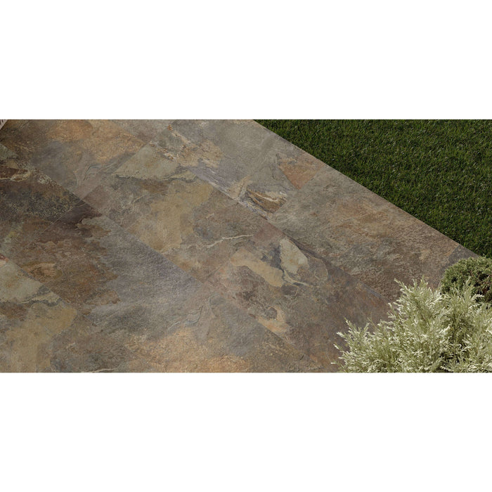 Rustic Slate Almero outdoor porcelain tiles 60x90x2cm All tiles TILEJOB